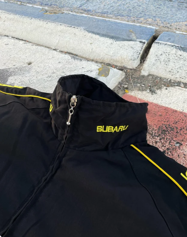 Subaru F1 Black Jacket Vintage Style