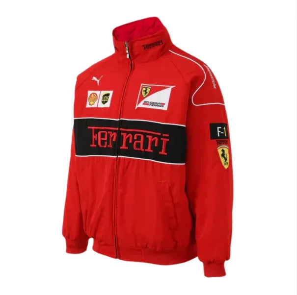 Ferrari F1 Red Jacket Vintage Style