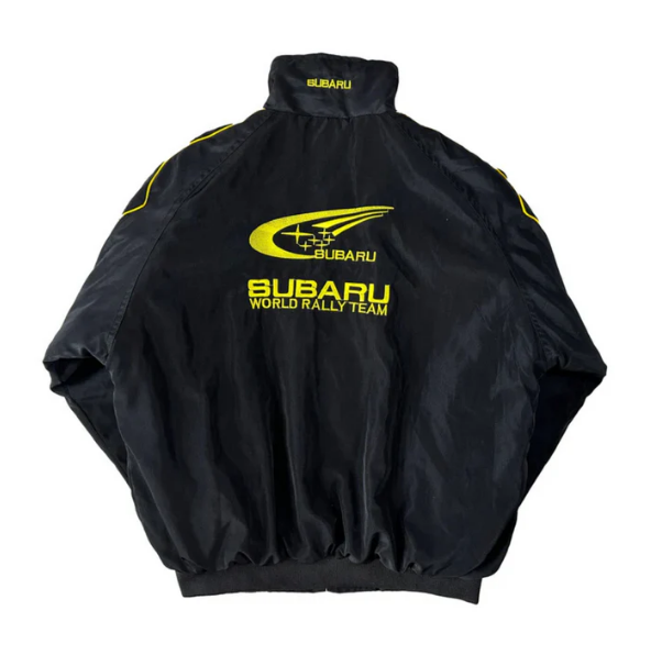 Subaru F1 Black Jacket Vintage Style
