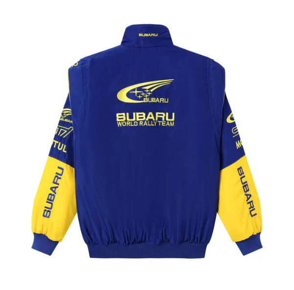 Subaru F1 Blue Jacket Vintage Style