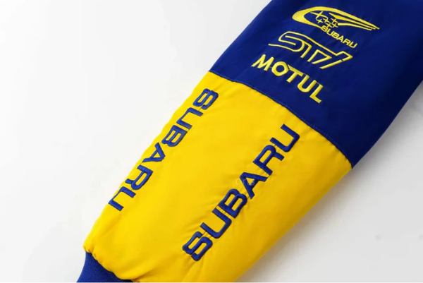 Subaru F1 Blue Jacket Vintage Style